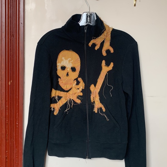 Zip up sweat jacket.  Brooklyn Industries. - Picture 2 of 10